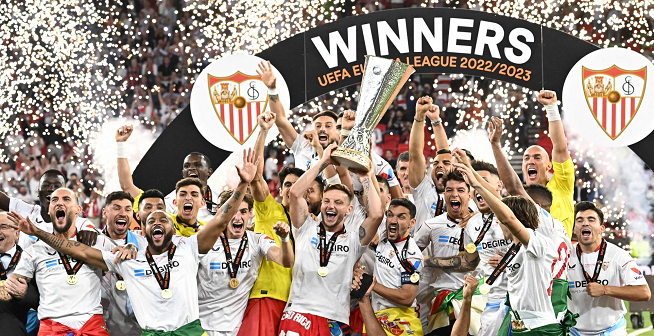 Sevilla beat Roma on penalties to win Europa League for record-extending seventh time